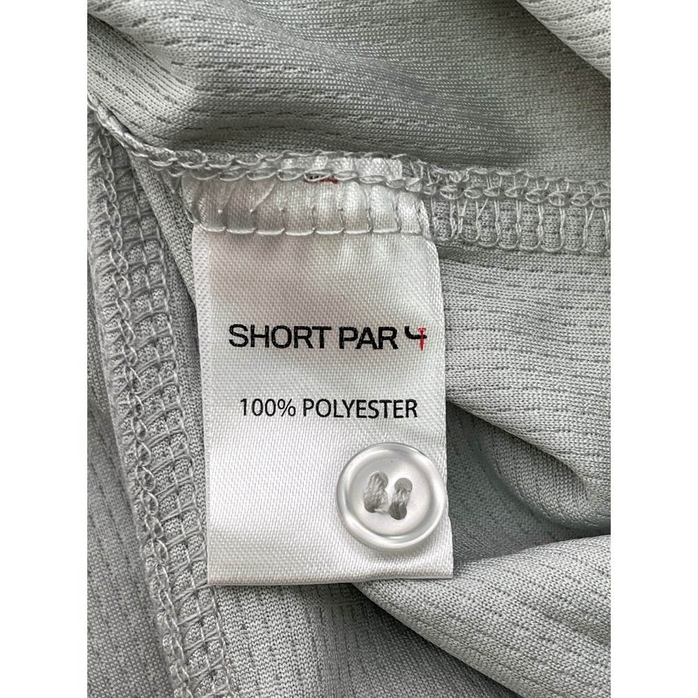American Express Short Par 4 Silver Polo Shirt Women's SMALL NWT - Picture 12 of 13